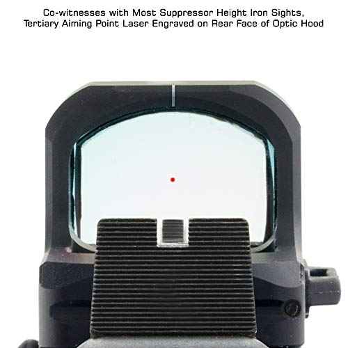 UTG OP3 Micro SL, Red 4.0 MOA Single Dot, Side Loading, Black