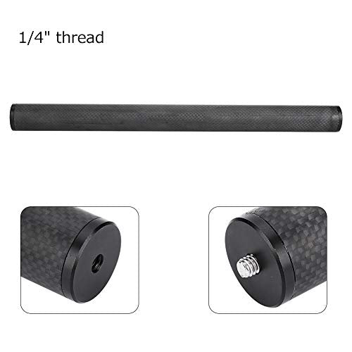 Tripod Extension Tube for Gimbal, Carbon Fiber Extension Rod Lightweight Pole Extender Accessory for Tripod Stabilizer