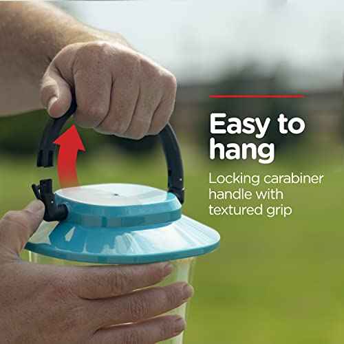 Enbrighten LED Large Camping Lantern, Battery Powered, USB Charging, 800 Lumens, 200 Hour Runtime, Carabiner Handle, Hiking Gear, Emergency Light, Blackout, Storm, Hurricane