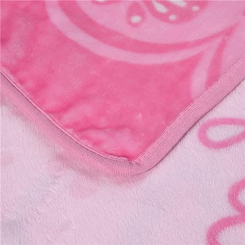 Cartoon Printing Throw Blanket for Girls Kids Adults, 40"x55", All Seasons Flannel Fleece Blanket, Soft & Warm Plush Blank...