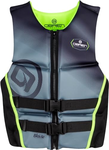 O'Brien Men's Flex V-Back Life Jacket - US Coast Guard Approved Level 70 Buoyancy - Water Sports Activity Including Boatin...