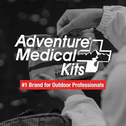 Adventure Medical Kit Ultralight/Watertight Medical Kit .9 - Up to 4 People, Up to 4 Days - Includes Bandages, Blister Ess...