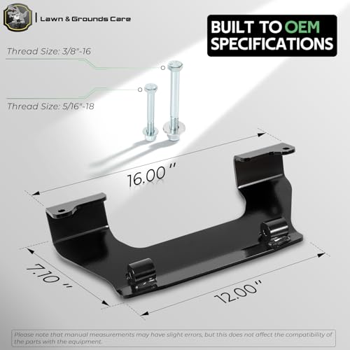 123292 Transmission Cross Brace Kit, New Upgraded Thicker Cross Bar for Hustler Mower Models, Service Kit