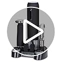 Ivation Wine Gift Set – Includes Electric Opener, Aerator, Vacuum Preserver, 2 Stoppers, Foil Cutter & Charging Base