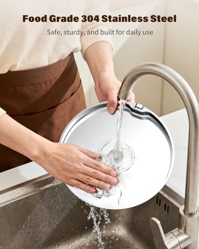 Dog Water Fountain for Large Dogs, 7L/236oz Stainless Steel Dog Water Bowl Dispenser, Automatic Pet Fountain, Ultra Quiet ...