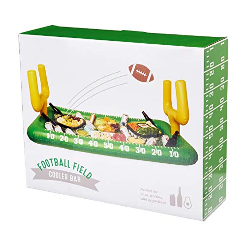 TrueZoo Football Field Inflatable Cooler for Parties, Drink Cooler, Party Supplies, Pool Party Decorations, 52"x 28", Set ...