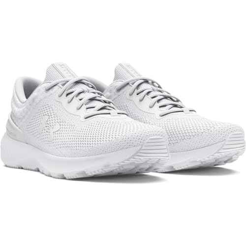 Under Armour Women's Charged Escape 4 Knit, (104) White/White/White, 9.5, US