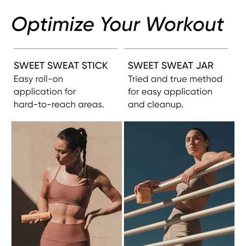 Sports Research Sweet Sweat Workout Enhancer Roll-On Gel Stick - Makes You Sweat Harder and Faster, Use with Sweet Sweat Waist Trimmer