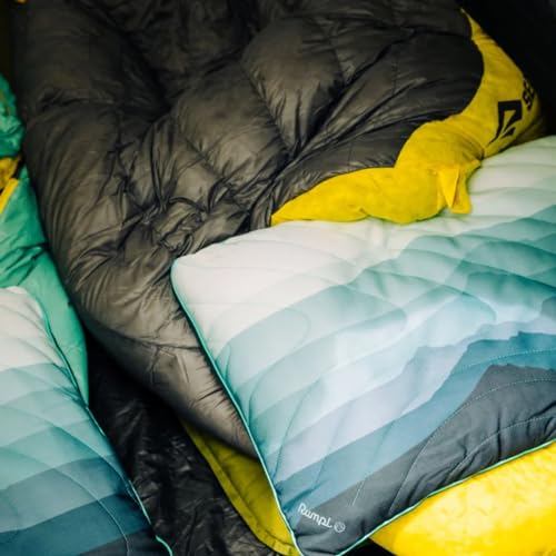 Rumpl The Adjustable Camp Pillow - Full Size Packable Outdoor and Travel Pillow, Two-Sided Temperature Control, 22" x 15",...