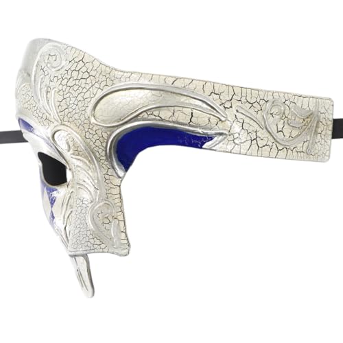 Coolwife Masquerade Mask Vintage Phantom Of The Opera One Eyed Half Face Costume
