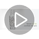 True Maraca Cocktail Shaker with Built In Strainer, Drink Mixer with 7 Classic Drink Recipes & Measurements, Perfect for G...