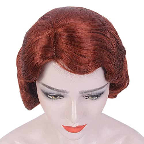 STfantasy 20S Finger Wave Wig Flapper Curly Synthetic Hair for Women 1920s Cosplay Costume Halloween Party Daily Everyday ...