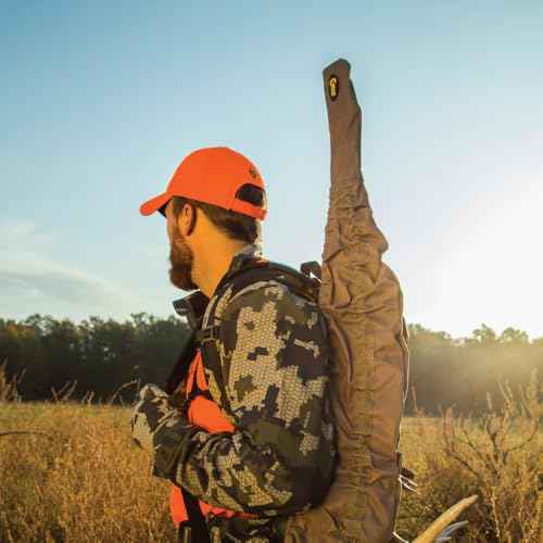 Caldwell Allweather Fast Case Gun Cover with FDE Color, PVC Lined Fabric, Water Resistance and Quick Access Design for Outdoor, Range, Shooting and Hunting, tan