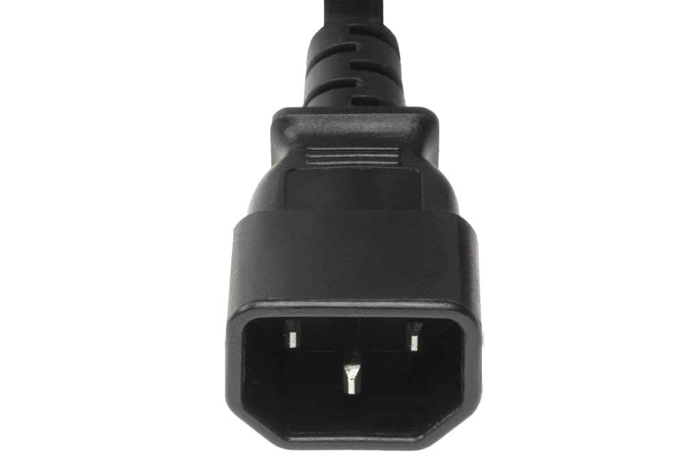 Sf Cable 1.5Ft 18 Awg Iec 60320 C14 To C13 Computer Power Extension Cord Compaitable For Pc, Monitor, Scanner Or Printer