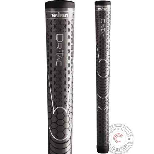 Set of 9 Winn Dri-Tac Oversize (+1/8") Golf Grip ? Ultimate Comfort, Tackiness, and Shock Absorption for All-Weather Playability