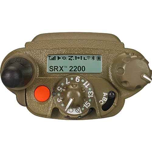 Motorola Solutions NNTN8235A- Military RSM, IP57, Windporting Coyote Brown Remote Speaker Microphone for SRX2200 Combat Radio