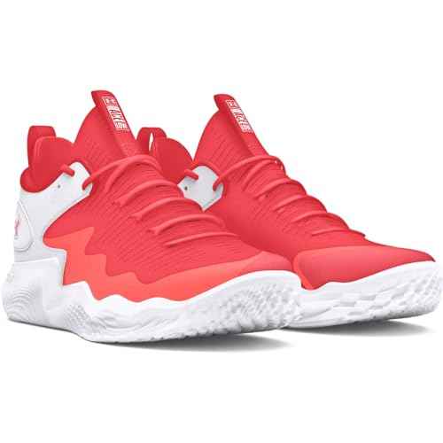 Under Armour Women's Flow Ace Low, (600) Beta/Red/White, 9, US