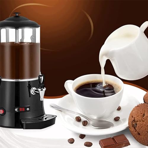 Chocolate Fountain,Commercial 5L Hot Chocolate Dispenser Machine,Electric Chocolate Beverage Making Machine,Adjustment Cho...