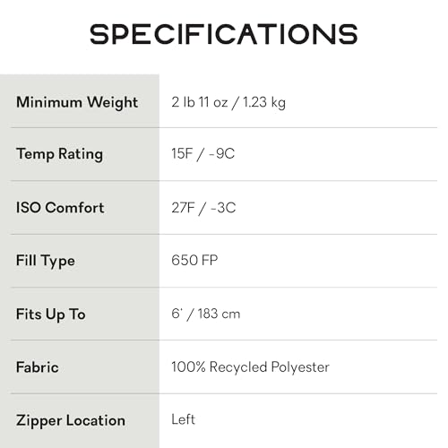 NEMO Equipment Disco Men's & Women's Endless Promise Down Sleeping Bag