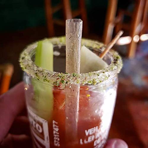200 Pack Agave Fiber Straws Bio Preferred, Eco-friendly Alternative to Plastic & Paper Straws, Plant Based