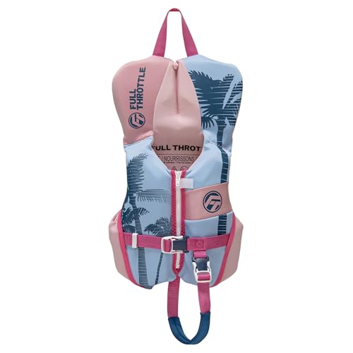 Full Throttle Rapid Dry Flex-Back Infant Life Jacket – U.S. Coast Guard and Transport Canada Approved, fits Infants Less T...