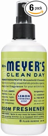 Mrs. Meyer's Geranium Room Freshener, 8-Fluid Ounce Bottles (Pack of 6)