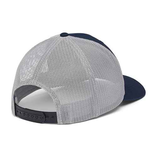 Columbia Unisex Mesh Snap Back - High, Collegiate Navy/Columbia Grey/Mt Hood Circle, One Size