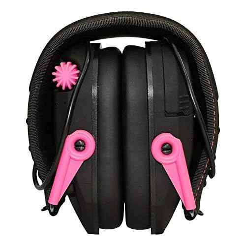 Walkers Razor Slim Electronic Shooting Muffs 2-Pack, Pink (2 Items)