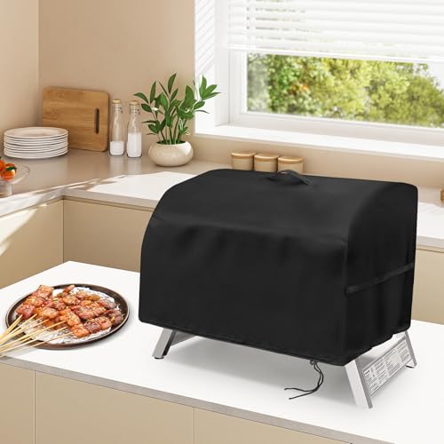 Jungda Grill Cover for Masterbuilt MB20030819 Portable Propane Gas Grill,Outdoor Waterproof Small Tabletop Grill Cover Hea...