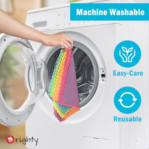 Orighty Microfiber Cleaning Cloth, 24 Pack Highly Absorbent Cleaning Rags, Household Cleaning Supplies, Reusable Lint Free...