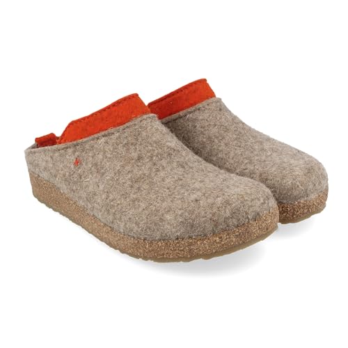 HAFLINGER Grizzly Speed Felt Clog Wool Shoe Unisex