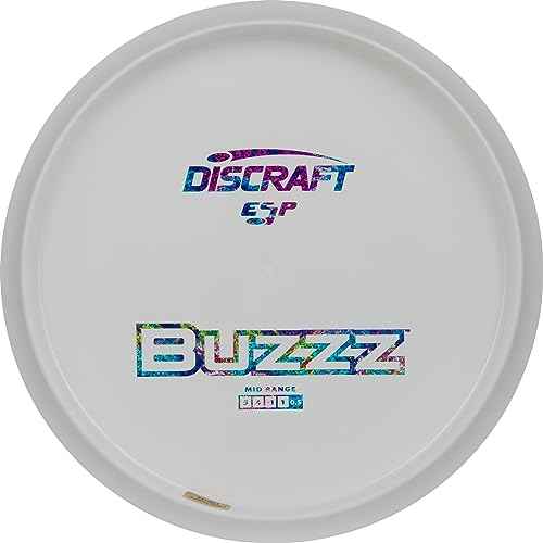 Discraft All White, Understamped ESP Buzzz 173-174 Gram Mid-Range Golf Disc