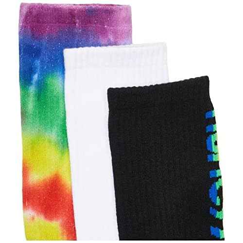 Hurley Men's 3 Pack Crew Socks