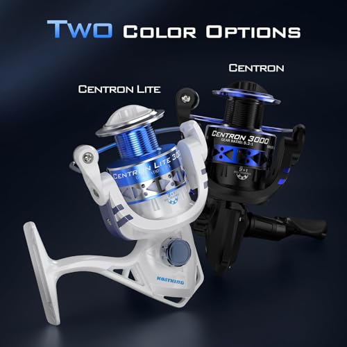KastKing Centron & Centron Lite Spinning Reels, Size 500 is Perfect for Ice Fishing, Up to 17.5 Max Drag, 5.2:1 Gear Rati...