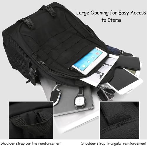 Lawaia Tactical Backpack Military Rucksack 45L Waterproof Hiking Packs Army Survival Assault Backpack Outdoor Sports Fishi...
