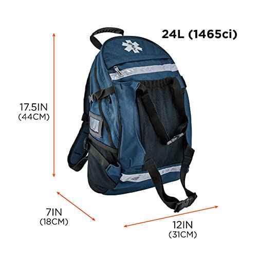 Ergodyne - 13487 Arsenal 5243 Medic First Responder Trauma Backpack Jump Bag, Blue