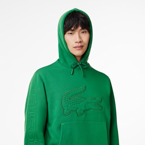 Lacoste Men's Puffed Croc Hooded Sweatshirt