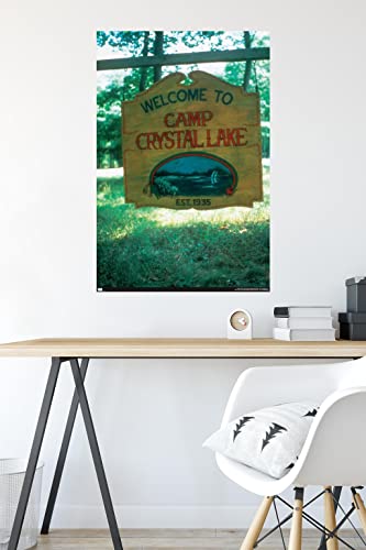 Friday The 13th - Welcome To Camp Crystal Lake Wall Poster, 34L" x 22.4W", Premium Unframed Version