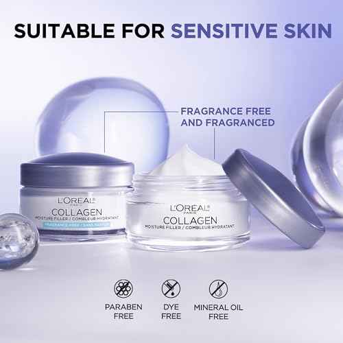 L¡¯Oreal Paris Collagen Daily Face Moisturizer, Anti Aging Face Cream to Reduce Wrinkles and Provide Intense Hydration, 1.7 oz