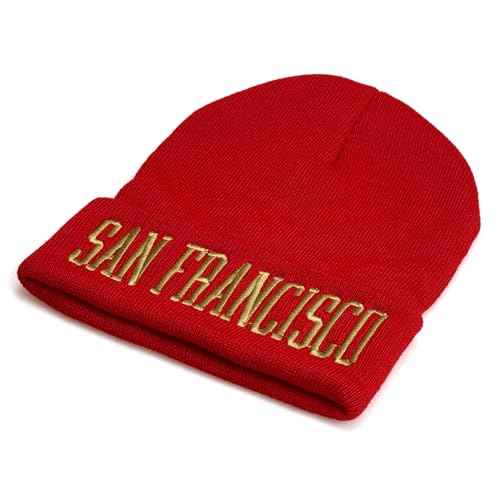 Winter Hat Cities Beanie for Men and Women Knit Cuffed Cap Perfect for Gifts