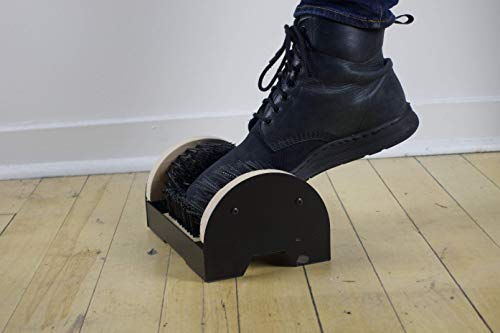 Bickmore Boot Scrubber - Shoe Brush Scraper & Footwear Cleaner - Mountable - Dirt Remover - Indoor/Outdoor Sneaker Buffer