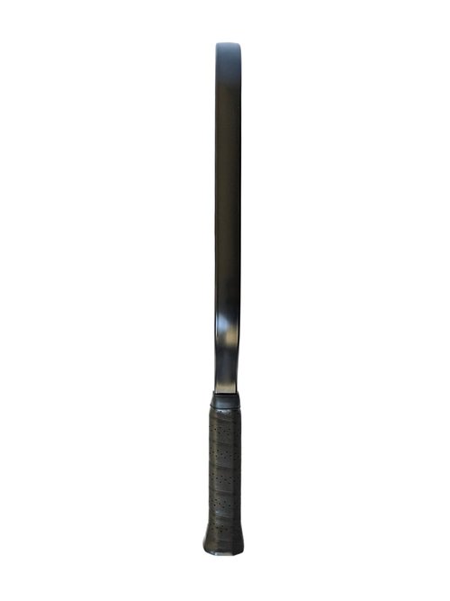 APEX Pickleball Paddle, Raw Carbon Fiber, Thermoformed with Foam Injected, Unibody Construction (White on Black, 16mm)