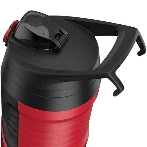 Under Armour 32 oz Insulated Water Bottles - Sports Water Jug with Handle, Fence Hook, Leak Resistant for Baseball, Football & More, 32 oz Water Bottles, Sports Water Bottle Insulated