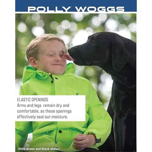 FROGG TOGGS Youth Polly Woggs Waterproof Breathable Rain Suit