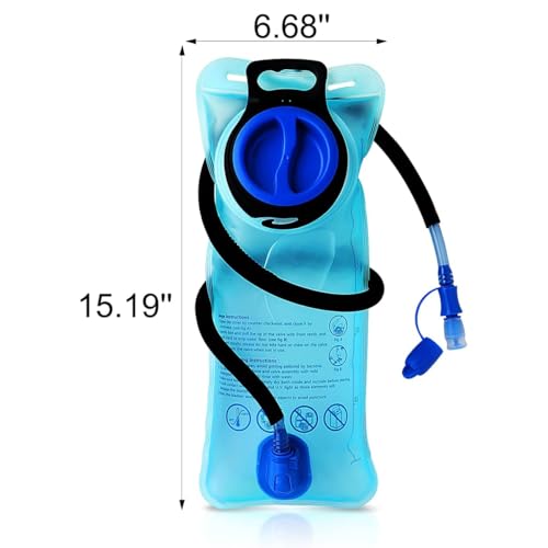 Mothybot Hydration Backpack Pack, Water Backpack 20L Capacities Included 2L Hydration Bladder, Festival Essential - Rave H...