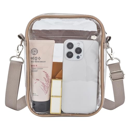 Clear Bag for Stadium Events Small Mini Clear Purse Bag for Stadium Concerts Sports Events Festivals