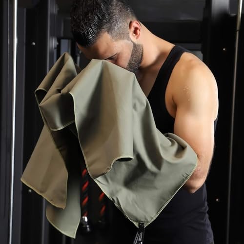 Microfiber Towel Perfect Travel & Gym & Camping Towel, Quick Dry - Super Absorbent - Ultra Compact - Lightweight. Suitable...