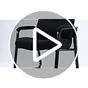Flash Furniture Hercules Series Big & Tall LeatherSoft Executive Side Reception Chair, Padded Lobby Chair with 500-lb. Sta...
