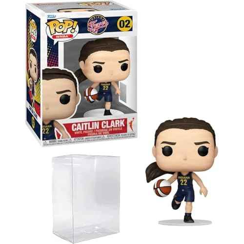 Funko Pop! #02 Caitlin Clark Vinyl Figure with Protective Case