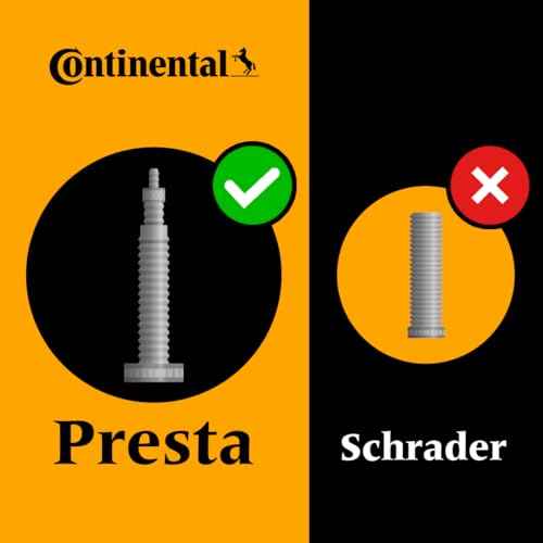 Continental MTB 27.5x1.75-2.5" / 47-584 -> 62-584 Inner Tubes - 42mm Presta Valve (Pack of 2 Tubes)